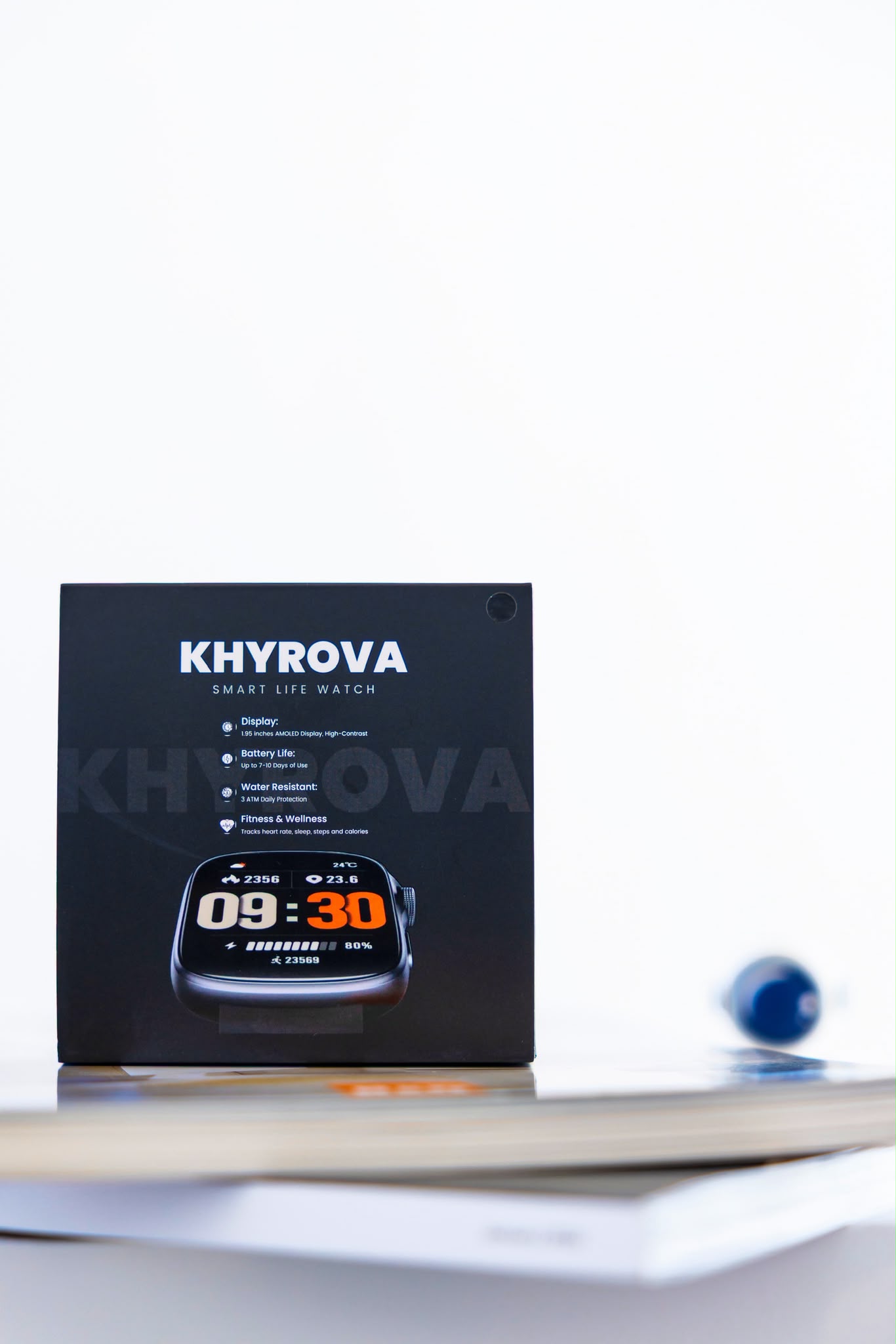 Khyrova watch inside premium package box